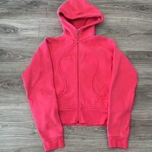 Lululemon pink scuba hoodie